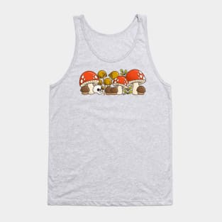 Skull Mushrooms Tank Top